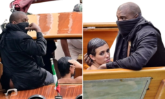 kanye west and bianca censori boat