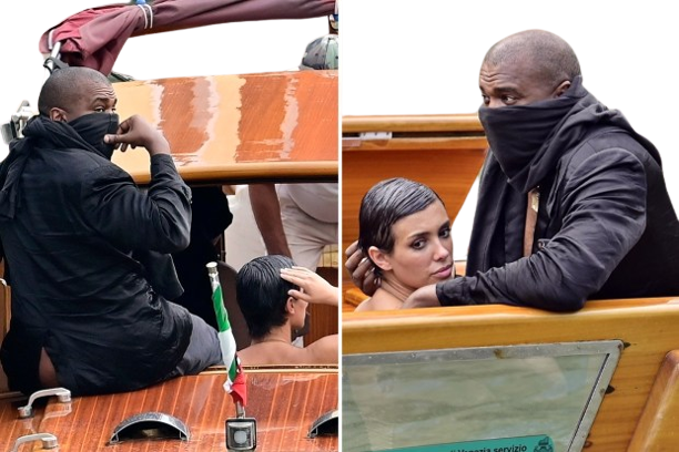 kanye west and bianca censori boat